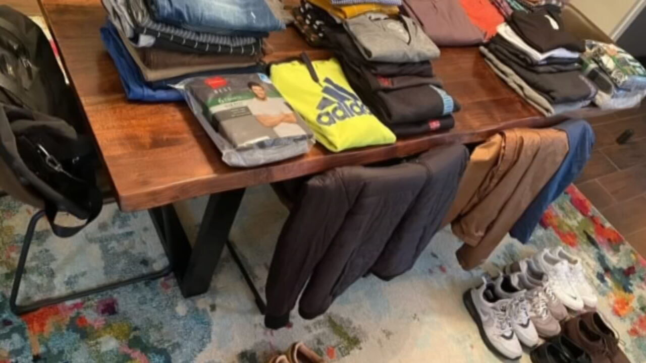 Clothe the West donated items.jpeg